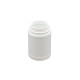 Pot plastique PEHD Rond Clipsable 250ml Diam. 59mm Inviolable Blanc