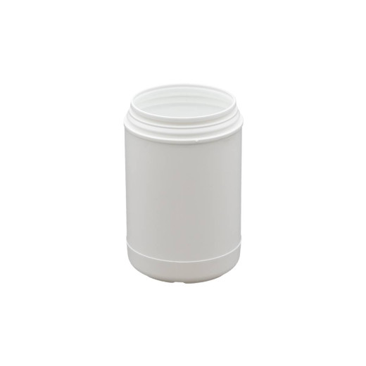 Pot plastique PEHD Rond Clipsable 1L Diam. 96mm Inviolable Blanc