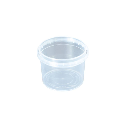 Pot Plastique PP Rond RingLock  119ml Diam. 69mm Cristal