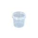 Pot Plastique PP Rond UniPak 365ml Diam. 95mm Cristal