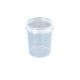 Pot Plastique PP Rond UniPak 520ml Diam. 95mm Cristal
