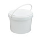 Seau Plastique PP Rond SuperLift  11,3L Diam. 294mm Anse plastique Blanc