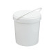 Seau plastique PP Rond SuperLift 15,6L Diam. 294mm Anse plastique Blanc