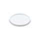 Couvercle plastique PP Rond UniPak Diam. 118mm blanc
