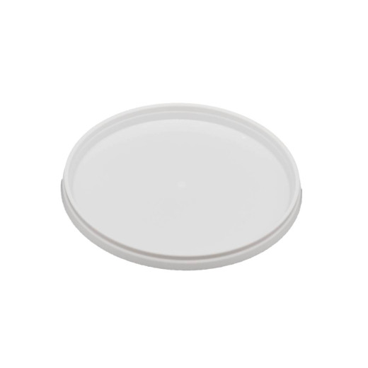 Couvercle plastique PP diam. 133mm blanc