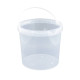 Seau Plastique PP Rond SuperLift 10,8L Diam. 267mm Anse plastique Cristal