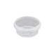 Pot Plastique PP Rond UniPak 300ml Diam. 118mm Cristal