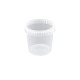 Pot Plastique PP Rond UniPak 1,18L Diam. 133mm Cristal
