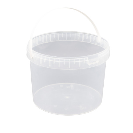 Seau Plastique PP Rond SuperLift 8,7L Diam. 267mm Anse plastique Cristal