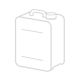 Bidon plastique PEHD Rectangulaire 5L Bague 36/40 160g Sigle tactile Homologué Naturel Bidon plastique PEHD Rectangulaire 5L Bague 36/40 160g Sigle tactile Homologué Naturel