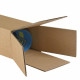 Tube d'expédition carton carré 100 x 100 x 900 mm