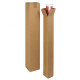 Tube d'expédition carton carré 100 x 100 x 900 mm