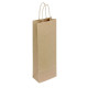 Paquet de 50 Sacs bouteilles kraft brun - 14 x 8 x 39 cm