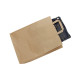 Sac kraft brun poignées plates 18 x 8 x 22 cm