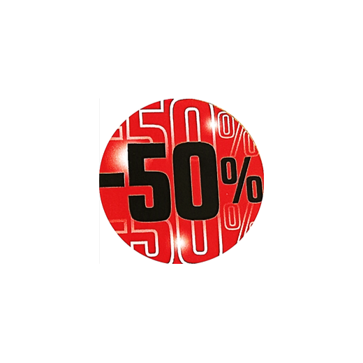 Etiquette -50% 35 mm