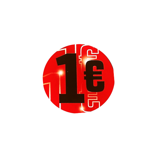 Etiquette 1€ 35 mm