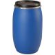 Fût Plastique PEHD 120L Ouverture Totale Bleu Homologué