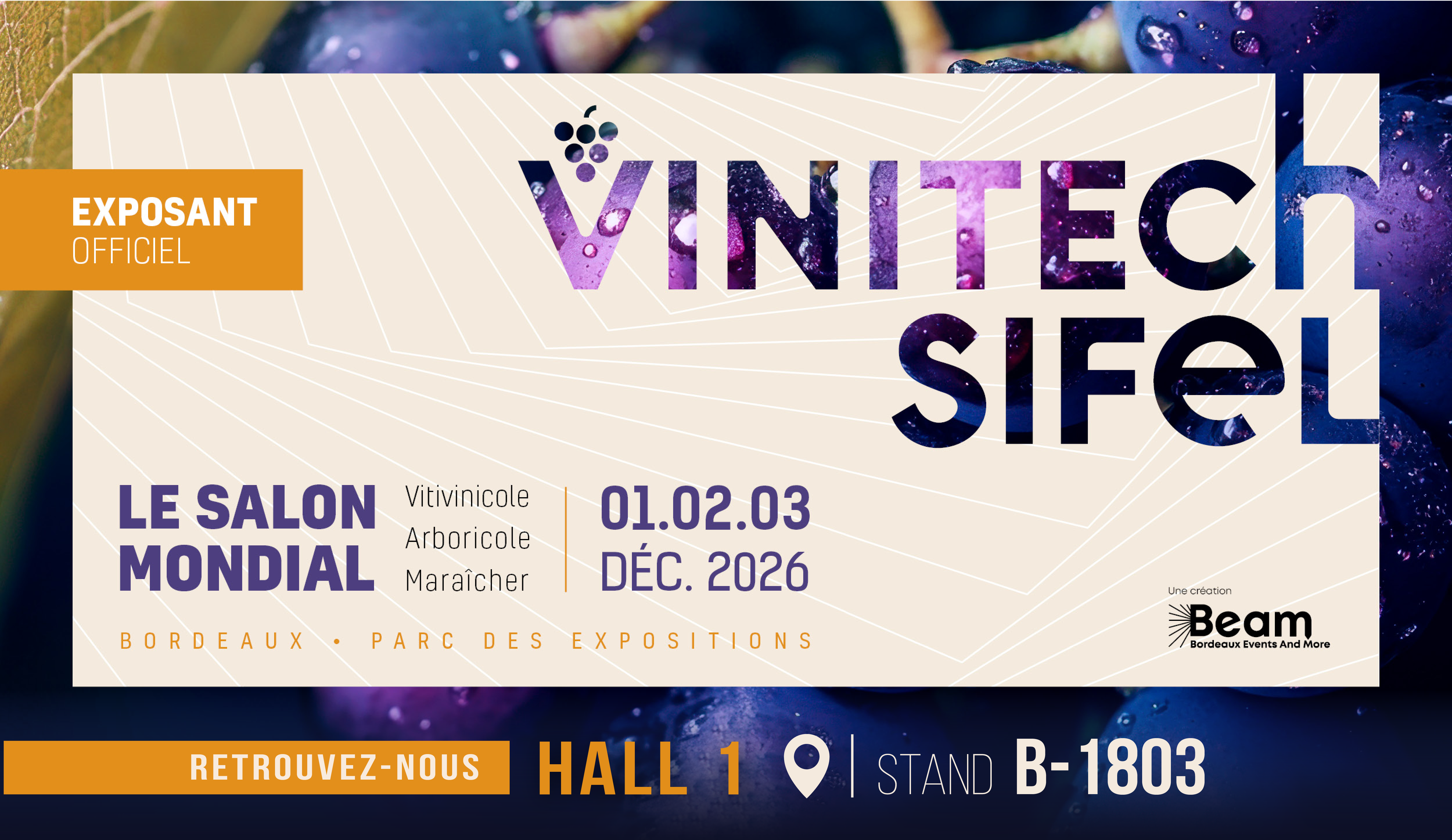 Semaq au Vinitech Sifel 2026 – Retrouvez-nous Hall 1, stand B-1803